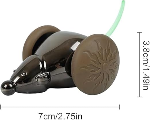 INFINIBYTE Interactive Cat Toys for Indoor Cats - Smart LED Light, Sensing Moving Electric Cat Toys, USB Rechargeable