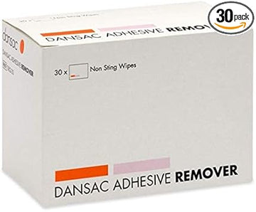 Dansac Adhesive Remover Non Sting Single Use Wipes 082-30 (X30)
