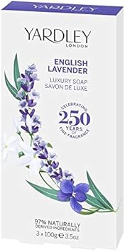 Yardley English Lavender Of London 3 Luxury Soaps : Amazon.co.uk: Beauty