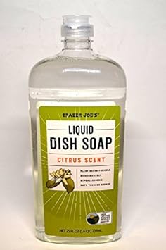 Trader Joe's - LIQUID DISH SOAP CITRUS SCENT - 25 FL OZ : Health & Household