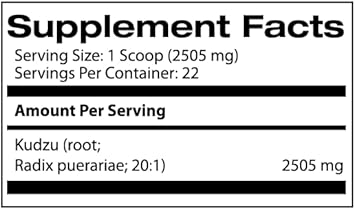 Samsara Herbs Kudzu Root Extract Powder (2oz/57g) 20:1 Concentrated Extract : Health & Household