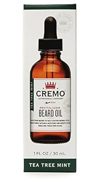 Cremo Beard Oil, Revitalizing Wild Mint, 1 Fl Oz - Restore Natural Moisture And Soften Your Beard To Help Relieve Beard Itch