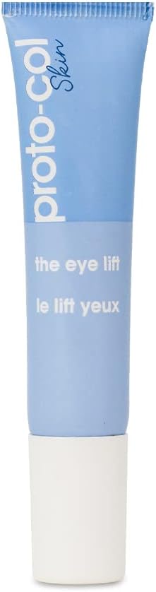 Proto-Col - The Eye Lift Collagen Serum, Brightens And Lifts Wrinkles, Puffy Bags And Dark Circles In 3 Minutes, Vegan Collagen And Hyaluronic Acid - 15Ml