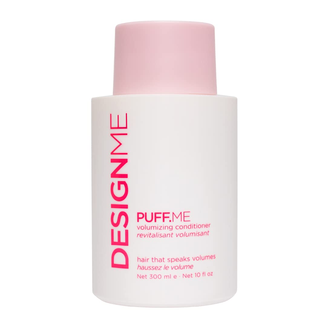 Puff.Me Volumizing Conditioner By Designme | Hydrating Conditioner With Sunflower Seed Oil For Hair Volume | Detangling Conditioner For Straight & Wavy Hair | Sulfate Free Conditioner