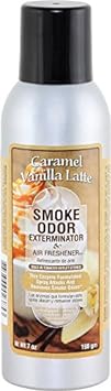 Paul Hoge Creations Smoke Odor Exterminator 7oz Large Spray, Caramel Vanilla Latte : Health & Household
