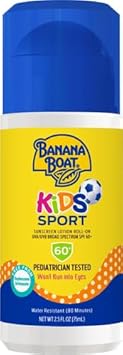 Banana Boat Kids Sport Sunscreen Roll On Lotion Spf 60, 2.5Oz | Travel Size Sunscreen For Kids, Kids Roll On Sunscreen, Kids Sunblock, Travel Sunscreen, Sunscreen Stick, Kids Sunscreen Spf 60, 2.5Oz