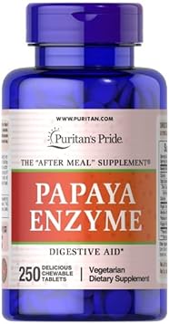 Puritan's Pride Papaya Enzyme-250 Chewables