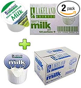 Lakeland Semi-Skimmed & Whole Milk Pots (Pack of 2 x 120) UKB Multi-Pack Offer : Amazon.co.uk: Grocery