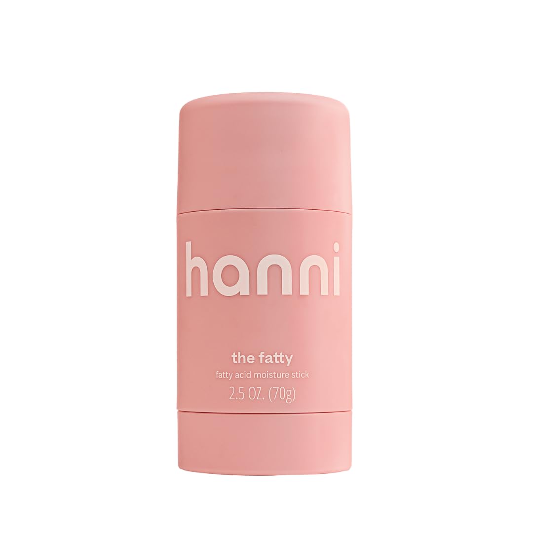 Hanni The Fatty Body Moisturizer Stick With Fatty Acids, Mess Free Solid Body Lotion, Plumping & Moisturizing, Supports Skin Barrier & All Day Hydration, Safe For Sensitive Skin, Fragrance Free, 3 Oz