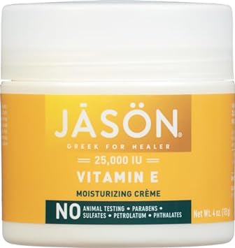 Jason Moisturizing Crème, Vitamin E 25,000 Age Renewal, 4 Oz