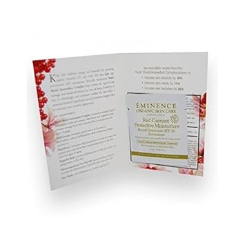 Eminence Red Currant Protective Moisturizer Set Of 6 Samples 3 Ml Each : Beauty & Personal Care