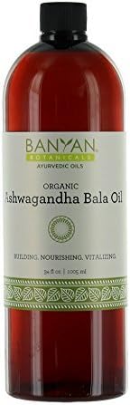 Banyan Botanicals Ashwagandha Bala Oil 34 oz - USDA Organic - Building