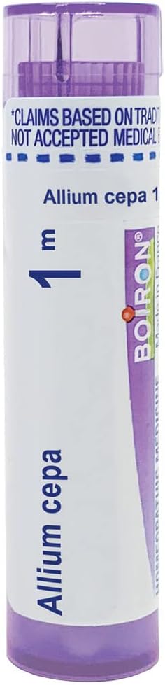 Boiron Allium Cepa 1M For Runny Nose With Clear Discharge - 80 Pellets