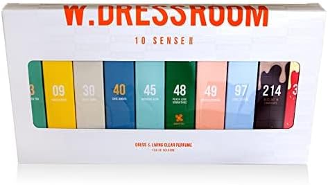 W.Dressroom 10 Sense Dress & Living Clear Perfumes (Set Of 10 X 1 Oz Bottles)