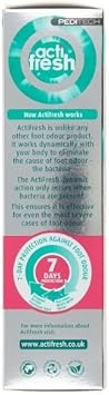 Peditech Foot Odour Treatment 100Ml (Pack Of 2) - Fresh Scent - Spray
