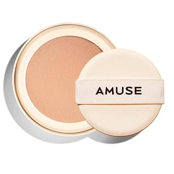 Amuse Seoul Dew Jelly Vegan Cushion Foundation Glow Dewy Finish Clean Beauty Dry And Sensitive Skin Eco-Friendly (02 Nude Refill)
