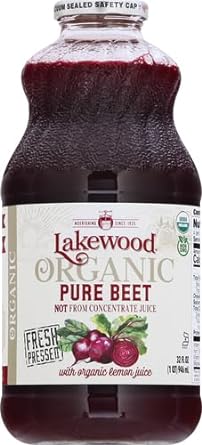 Lakewood Organic Beet Juice, 32 Fl Oz (Pack of 1) Package May Vary