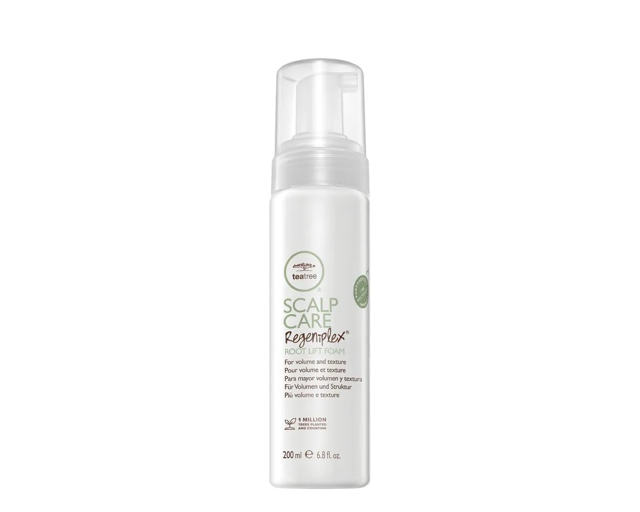 Tea Tree Scalp Care Regeniplex Root Lift Foam, Volumizing Mousse, For Thinning Hair, 6.8 fl. oz