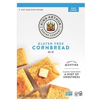 King Arthur Flour, Cornbread + Muffin Mix, Gluten Free, 14 Ounce