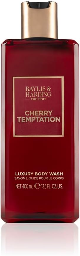 Baylis & Harding The Edit Cherry Temptation 2 Bottle Set, 400 Ml Hand Wash & 400 Ml Hand Lotion - Vegan Friendly (Pack Of 1)