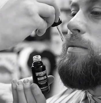 Uppercut Deluxe Conditioning Beard Oil, Patchouli & Leather Scent, 1 Fl. Oz. : Beauty & Personal Care