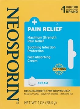 Neosporin + Pain Relief Dual Action Cream, 1 Oz