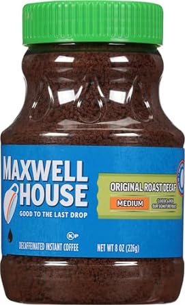 Maxwell House The Original Roast Decaf Instant Coffee (8 oz Jar)