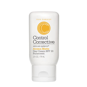 Control Corrective Aroma Matte Day Cream Spf 30, 2.5 Oz - Sunscreen, Non-Comedogenic, Fast-Absorbing Aromatic Spf, Vitamin C, Won’T Clog Pores, Full Spectrum Sun Protection, Micro-Fine Zinc, Green Tea