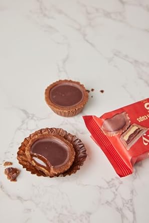 Deliciously Ella - Peanut Butter Caramel Cups, Vegan Friendly & Gluten Free (2 Cups Per Pack, 12 Packs)