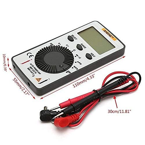 Pocket Digital Multimeter,Pocket,Backlight Ac/Dc Automatic Portable(multicolour)