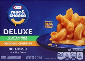 Kraft Deluxe Gluten Free Mac & Cheese Dinner, 12 oz Box