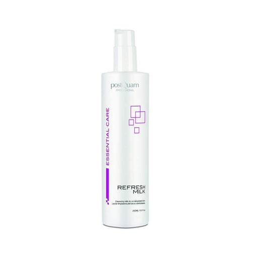 Postquam Professional Refresh Milk For Dry Or Dehydrated Skin 250Ml - Spanish Skin Care - Helps Cleanse The Remains Of Makeup And Impurities From The Skin - Moisturizing Effect – Aloe Vera