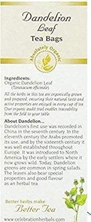 Celebration+Herbals+Dandelion+Leaf+Tea+Bags+24+Count