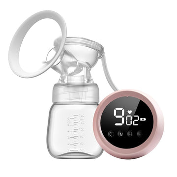 Electric Breast Pump for Feeding Mothers - Rechargeable Automatic Milk Pump with Digital Touch Screen, BPA-Free, Skin-Friendly Design