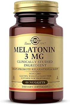 Solgar â€“ Melatonin 3 mg, 60 Nuggets