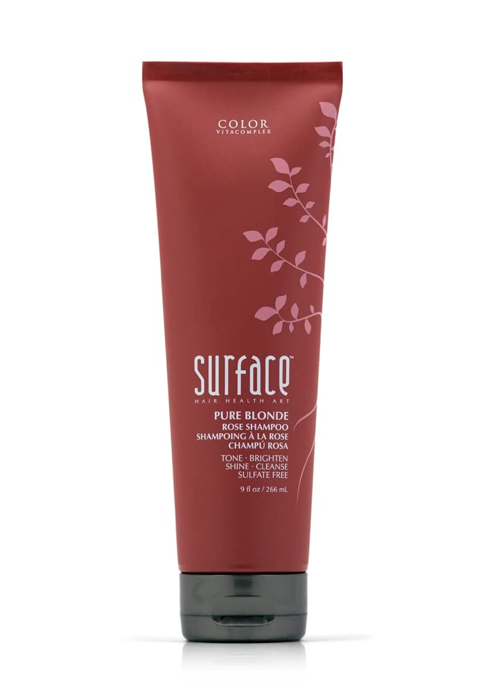 Surface Hair Pure Blonde Rose Shampoo & Conditioner, Cleanse, Tone, Brighten & Add Shine