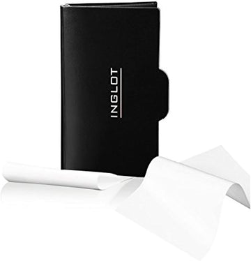 Inglot Oil Blotting Sheets - Matte Finish Anytime | Ideal For Oily And Combination Skin | Compact Sebum Absorbing Wipes | Ideal For Travel And Everyday Use |