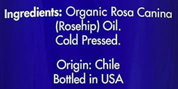 Organic Rosehip Oil Cold Pressed by Zongle, 1 OZ – 100% Pure Natural USDA Certified, Therapeutic Grade