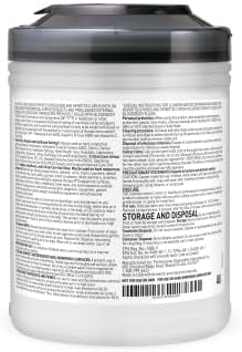Sani-Cloth Af3, Surface Disinfecting Wipes, Fragrance Free, Alcohol-Free, Large Canister, 160 Wipes