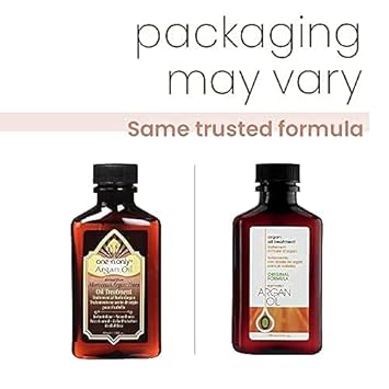 One 'N Only Argan Oil Hair Treatment - Hair Oil Smoothes And Strengthens Dry Damaged Hair, Eliminates Frizz, Creates Brilliant Shines, Non-Greasy Formula, 3.4 Fl. Oz : Beauty & Personal Care