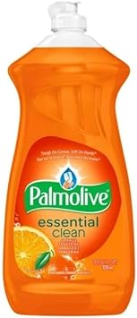 Palmolive Essential Clean Dishwashing Liquid Value Pack, Orange Tangerine - 28 Fl Oz / 828 mL x 3 Pack