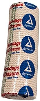 Dynarex 3661 Elastic Bandage with Self-Closure, 6" x 5 yds, Provides Compression for Injuries, Cotton, and Spandex, Non-Sterile and Latex-Free : Health & Household