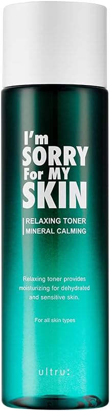 I'M Sorry For My Skin Relaxing Toner - Mineral Calming, Hydrating And Soothing Facial Toner, Korean Skincare For Sensitive And Irritated Skin, 6.76 Fl Oz (200Ml)