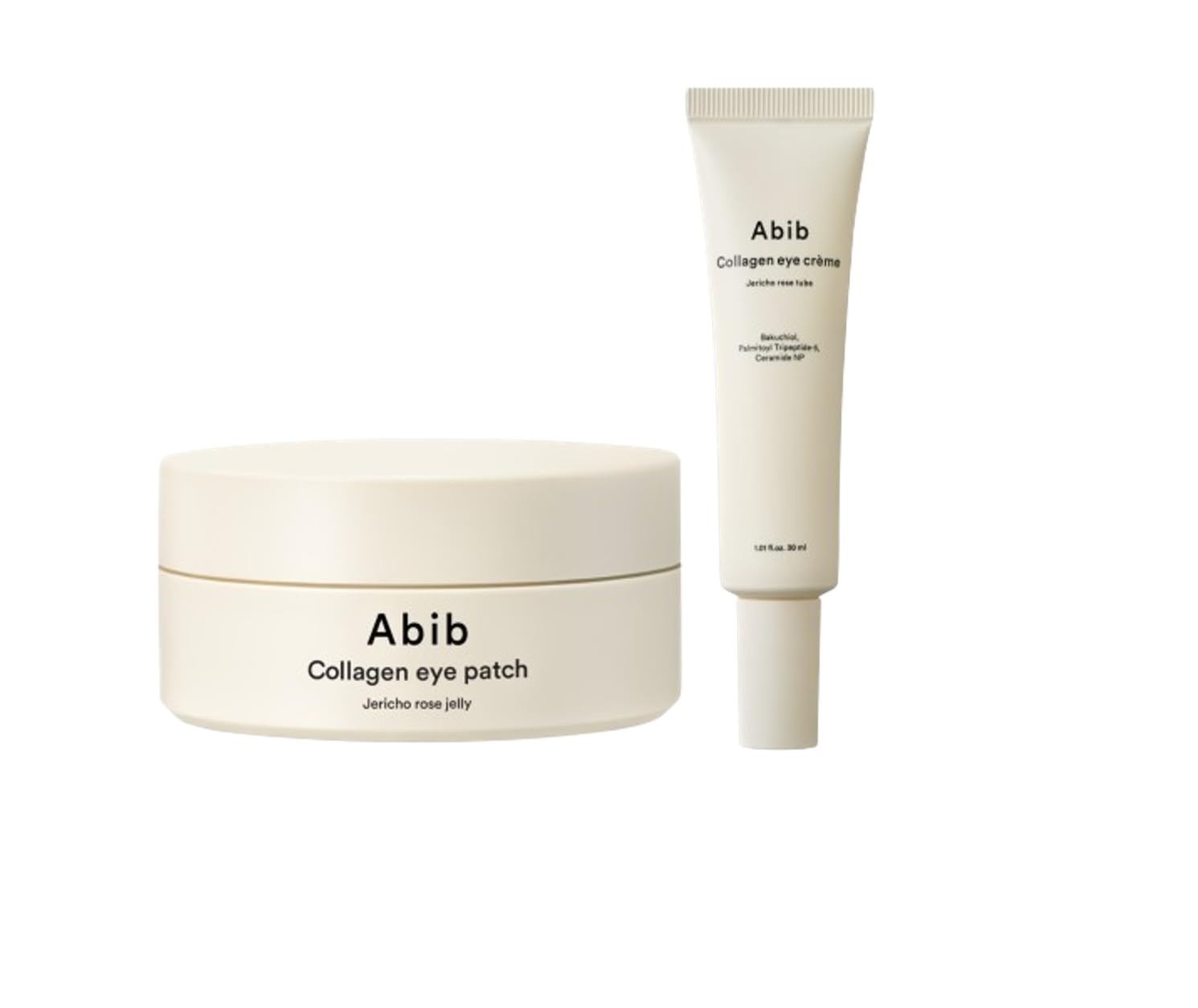 Abib Collagen Eye Patch Jericho Rose Jelly (60 Patches) + Collagen Eye Crème Jericho Rose Tube