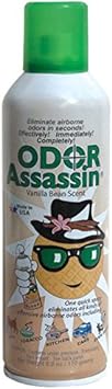 Odor Assassin 125713 Vanilla Scent Odor Control Spray, 6 Oz (Pack Of 3) : Health & Household