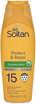 Soltan Protect & Repel Lotion Spf15 200Ml