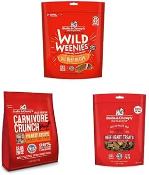 Stella & Chewy'S Beef Treats, 3 Item Bundle (Single Animal Protein)