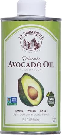 La Tourangelle, Avocado Oil, All-Natural Handcrafted From Premium Avocados, Great For Cooking, As Butter Substitute, And For Skin And Hair, 16.9 Fl Oz