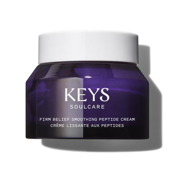 Keys Soulcare Firm Belief Smoothing Peptide Cream, Helps Reduce Fine Lines For Firm, Plump & Ultra Hydrated Skin, Vegan, Cruelty Free, 1.7 Oz (50Ml)
