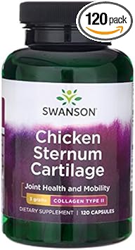 Swanson Chicken Sternum Cartilage Collagen Type Ii 500 Mg 120 Caps By Swanson Premium